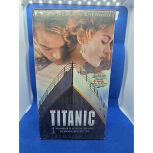 Titanic VHS 2 Tape Set 1997 Still Sealed In Original Shrink!